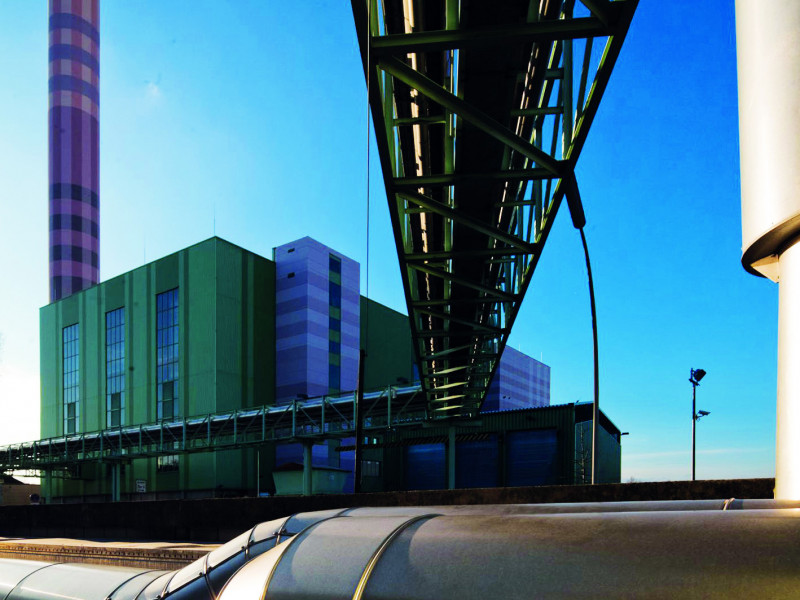 Picture of the incineration plant MVA Bonn